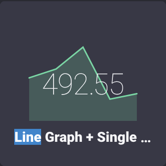 Line Graph + Single Stat selector