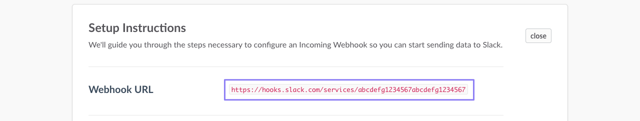 Slack WebHook